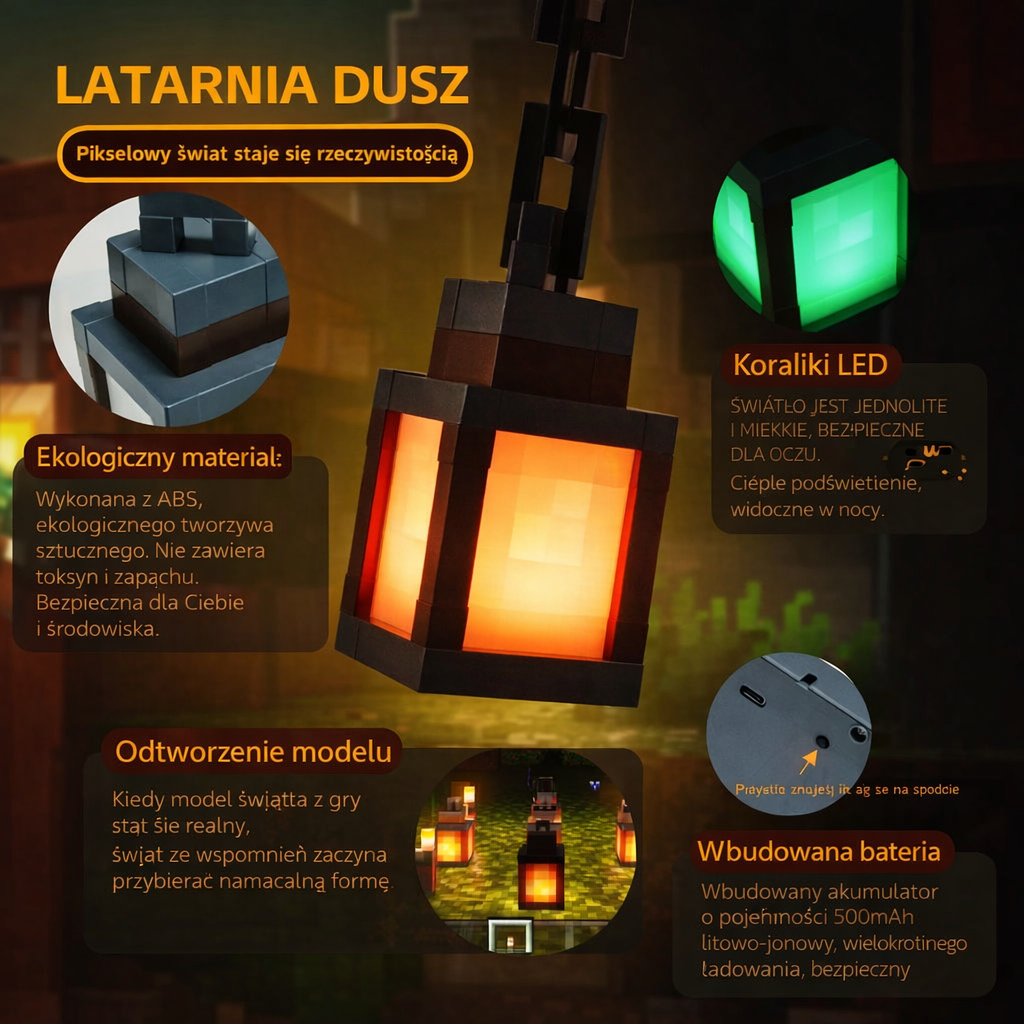Lampa Pixelowa - Magia Światła